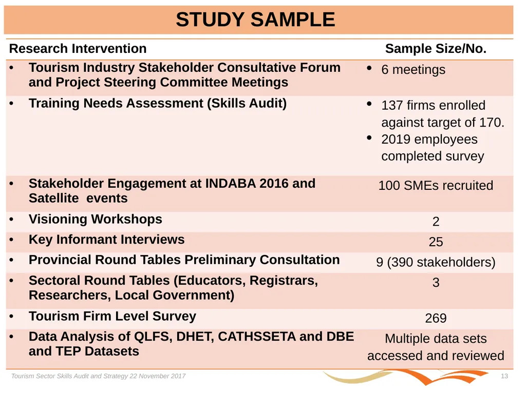 Presentation on the Skills Audit Report and the - slide 13 of 52