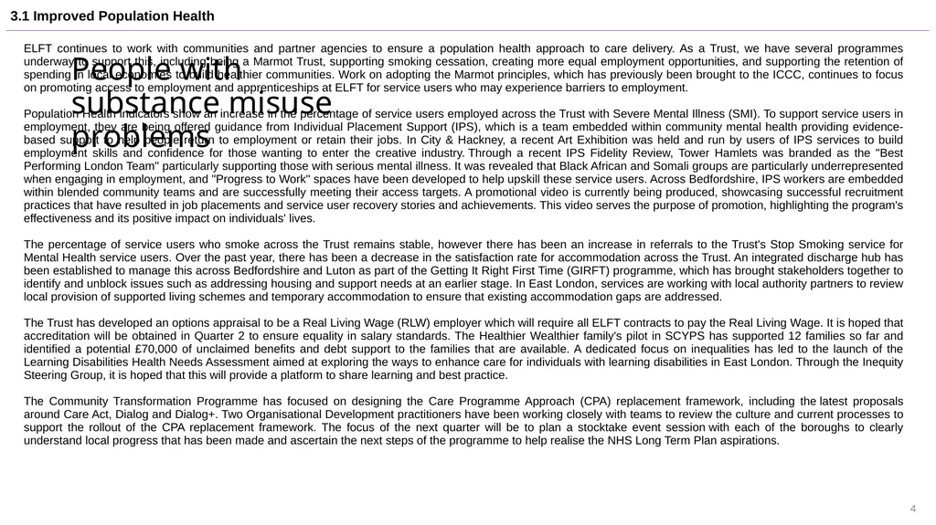 Progress with delivering our strategy and annual - slide 4 of 20