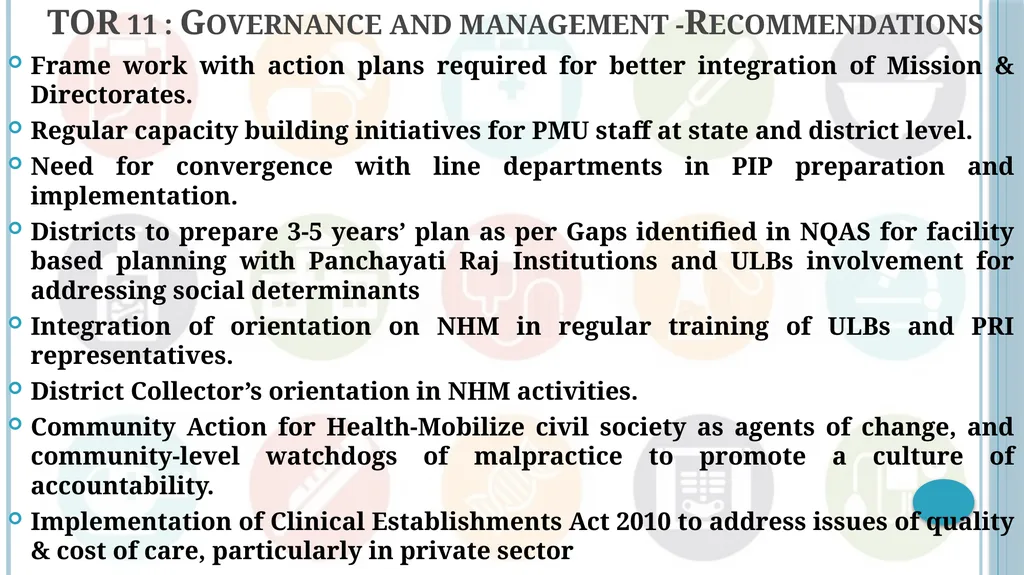 10TH COMMON REVIEW MISSION JS (Policy) Background - slide 40 of 43