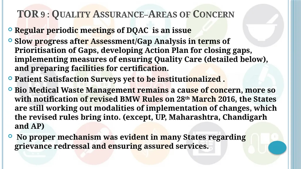 10TH COMMON REVIEW MISSION JS (Policy) Background - slide 33 of 43