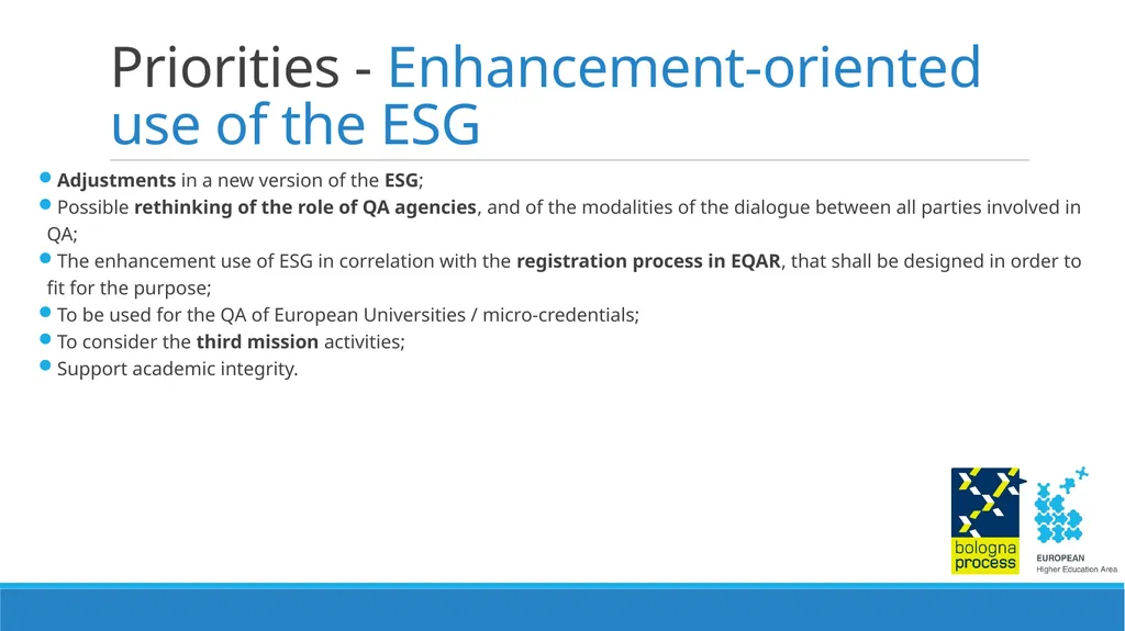 Thematic Peer Group C on Quality Assurance - slide 18 of 26