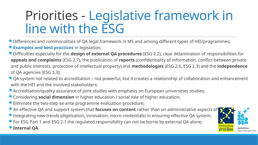 Thematic Peer Group C on Quality Assurance - slide 16 of 26