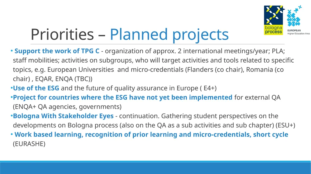 Thematic Peer Group C on Quality Assurance - slide 24 of 26
