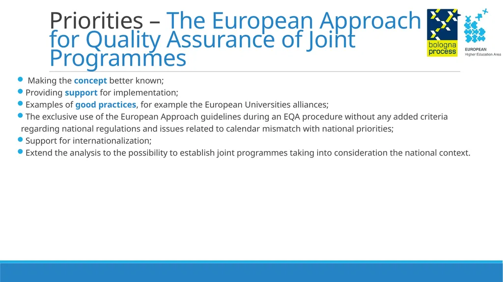 Thematic Peer Group C on Quality Assurance - slide 21 of 26
