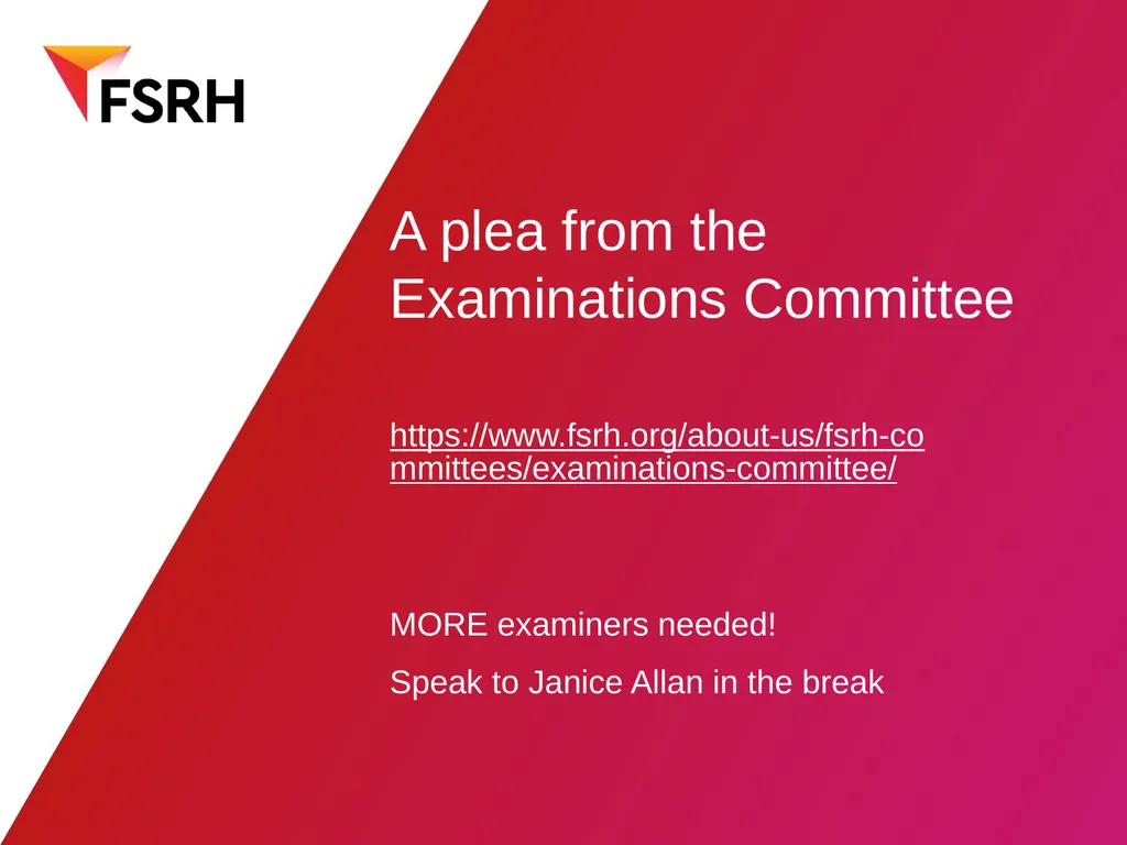 FSRH update WOS RT meeting December 5th 2017 - slide 9 of 18