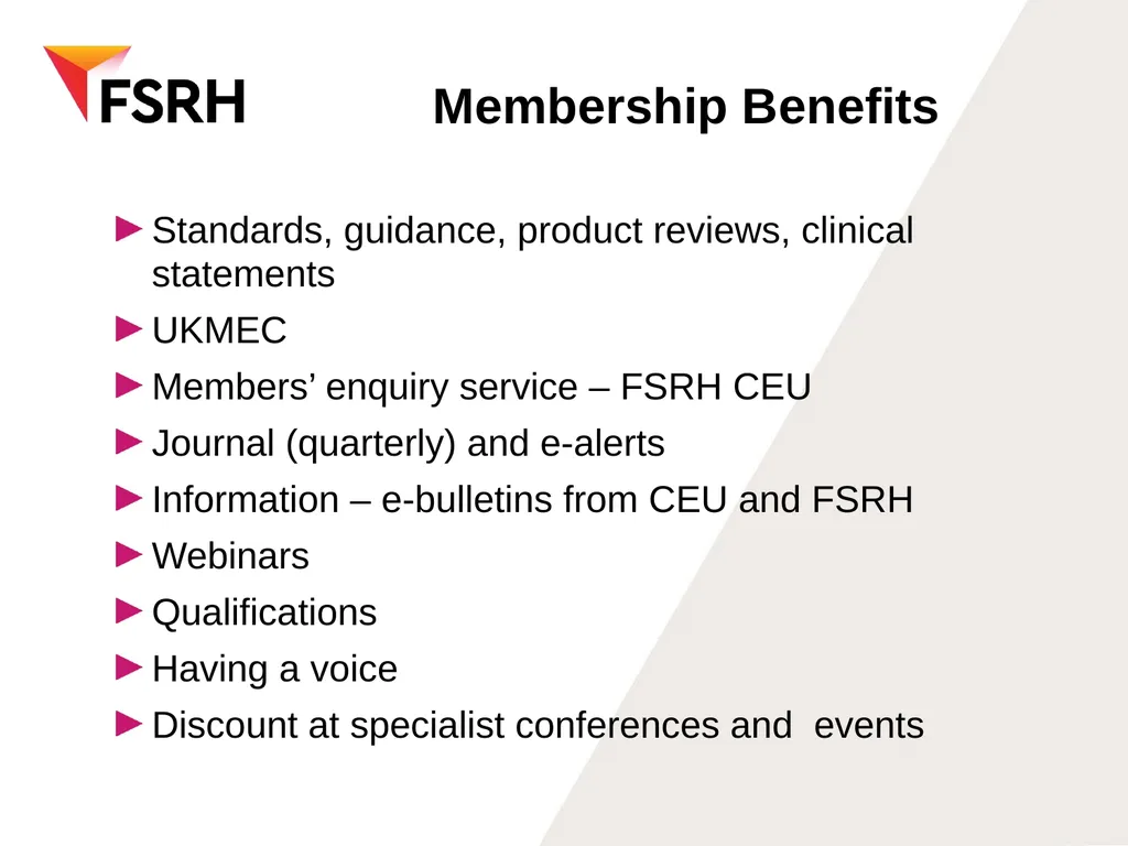 FSRH update WOS RT meeting December 5th 2017 - slide 7 of 18