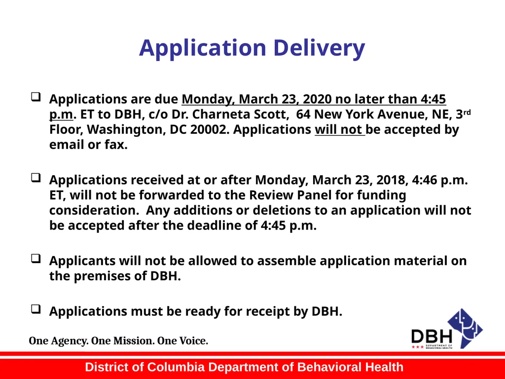RFA Title: School-Based Behavioral Health Services - slide 20 of 41