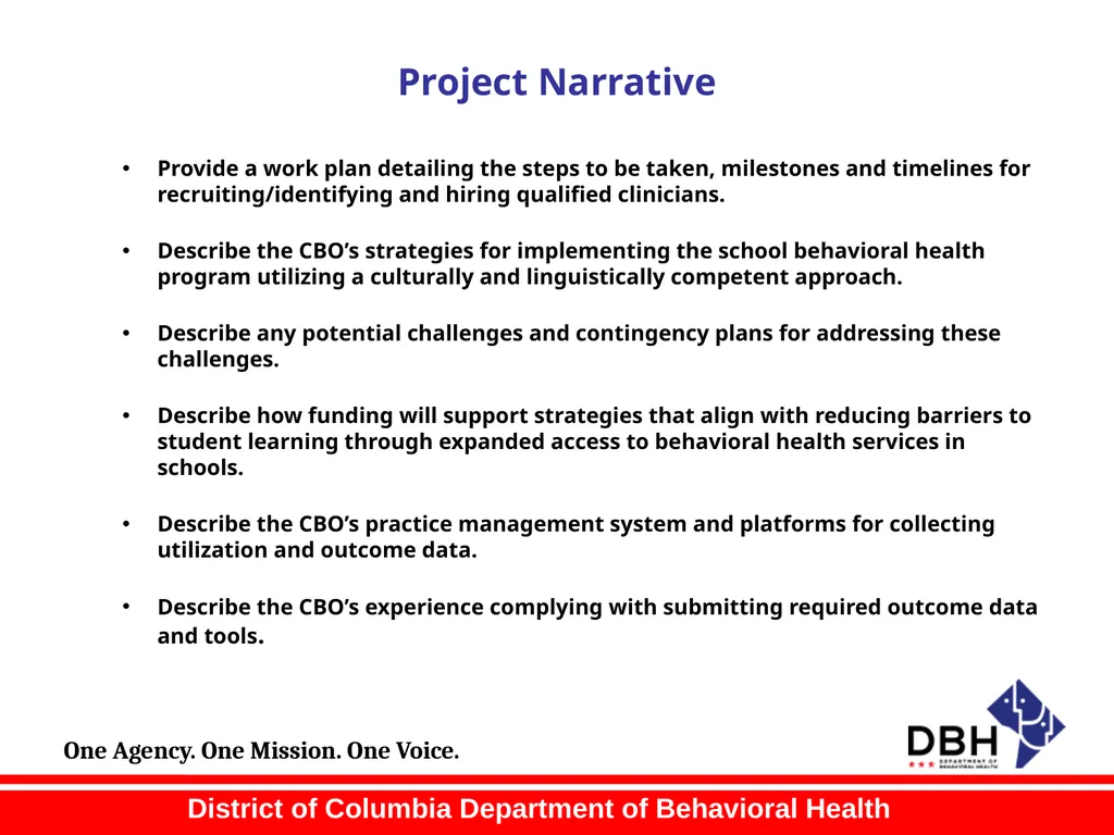RFA Title: School-Based Behavioral Health Services - slide 26 of 41
