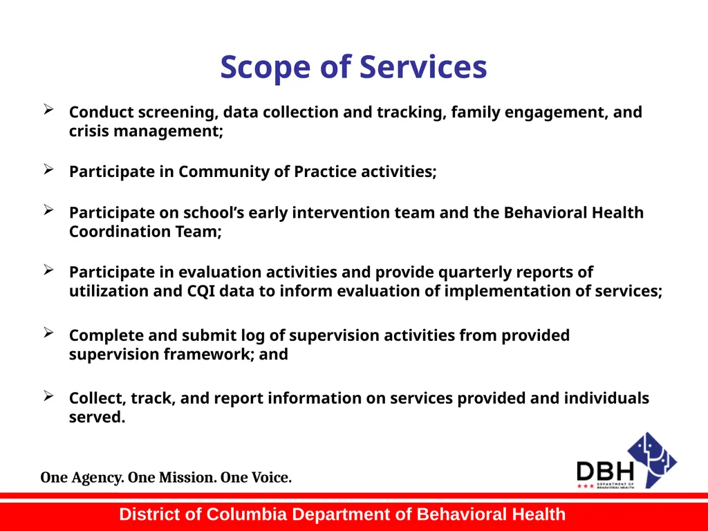 RFA Title: School-Based Behavioral Health Services - slide 18 of 41