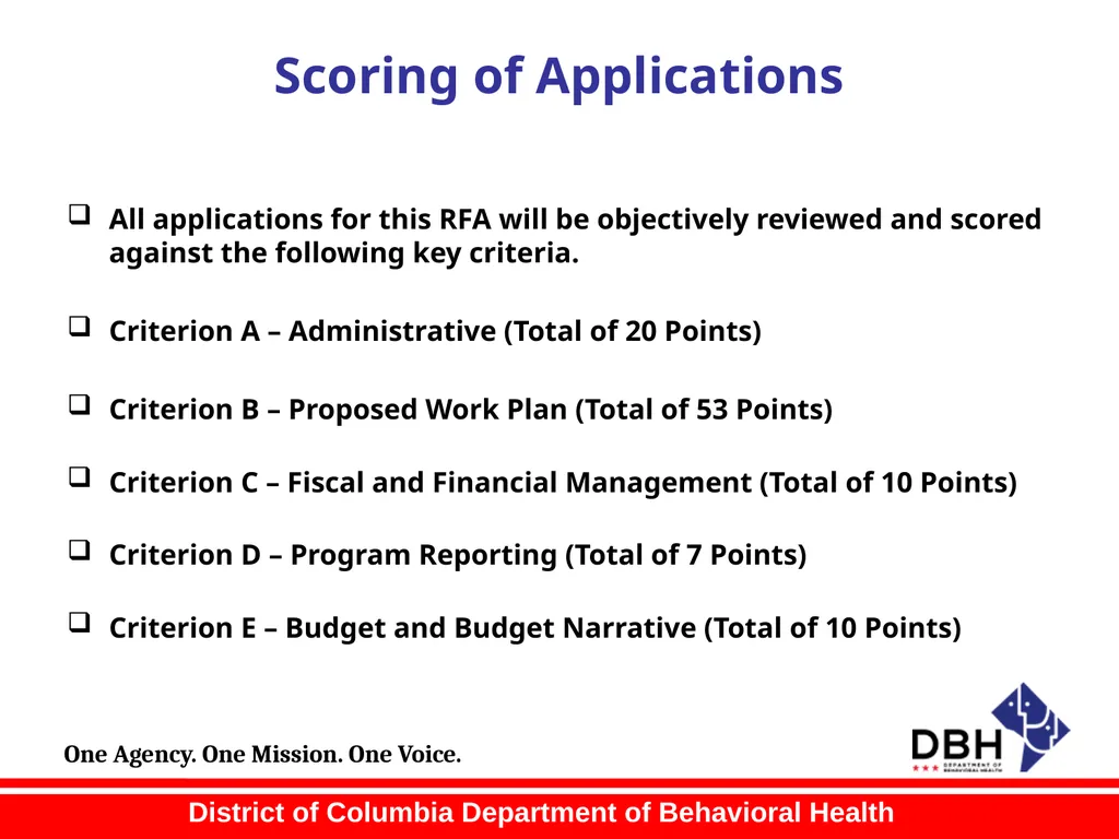 RFA Title: School-Based Behavioral Health Services - slide 35 of 41