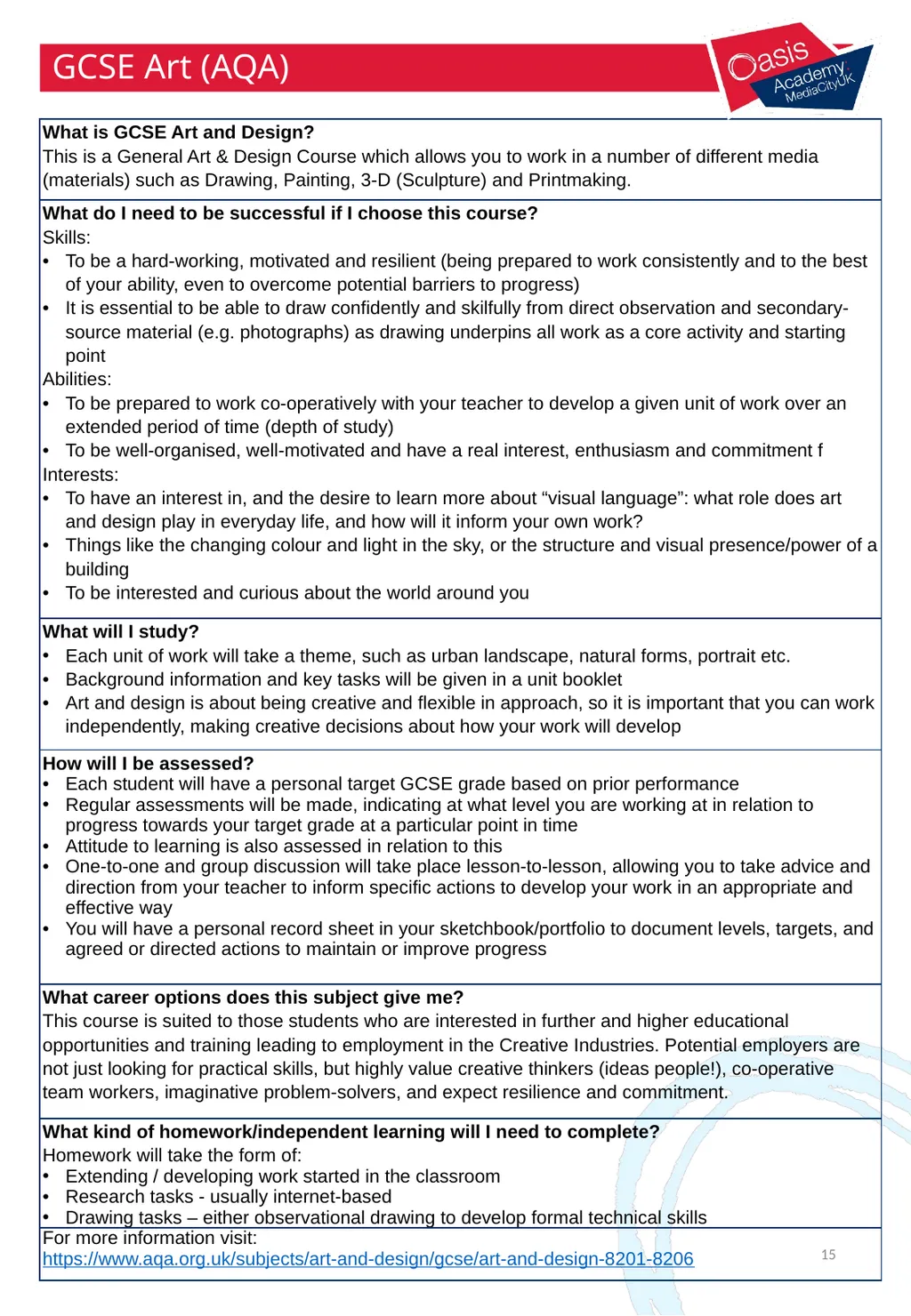 Options Booklet 2023-2024 1 2 A curriculum - slide 15 of 22