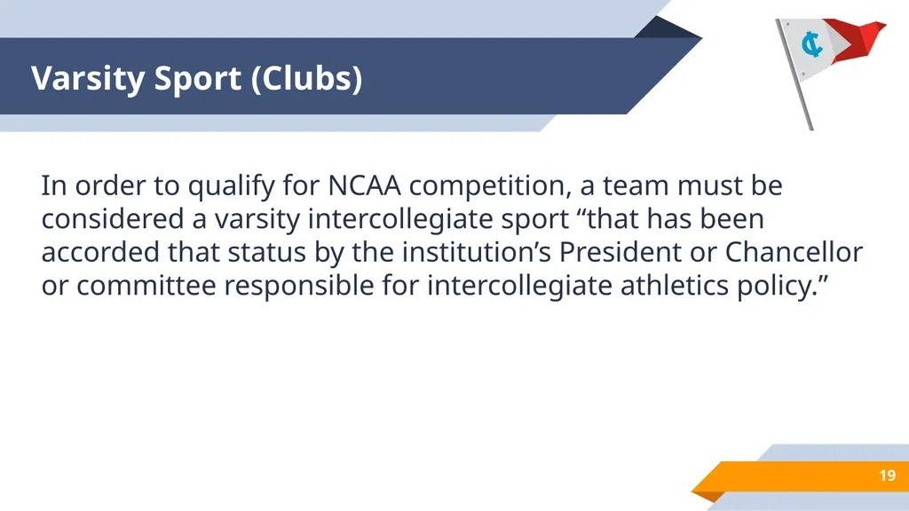 Inter-Collegiate Sailing Association Background on - slide 19 of 33