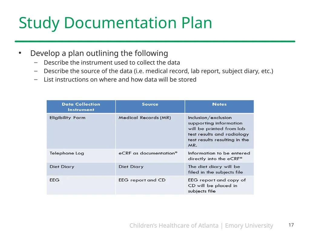 Study Start-Up and Implementation PEARLS December - slide 17 of 26