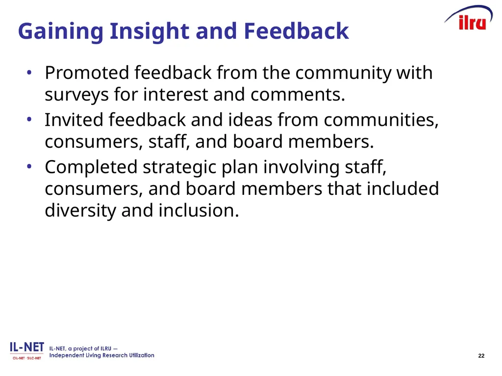 Independent Living Research Utilization Susan - slide 22 of 60