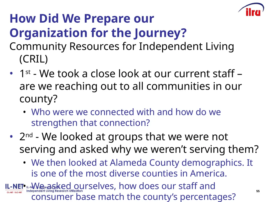 Independent Living Research Utilization Susan - slide 55 of 60