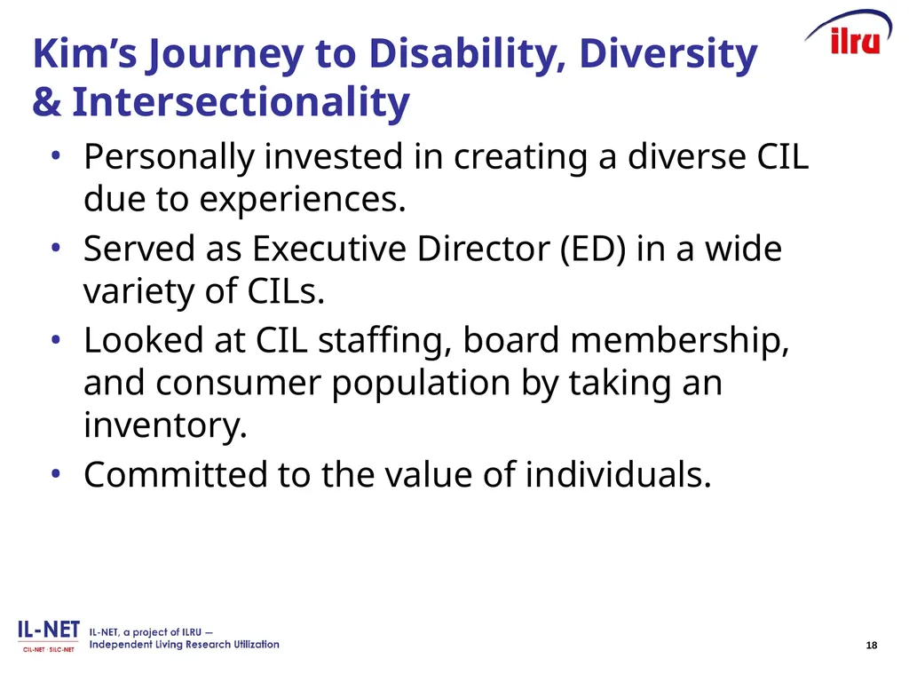 Independent Living Research Utilization Susan - slide 18 of 60