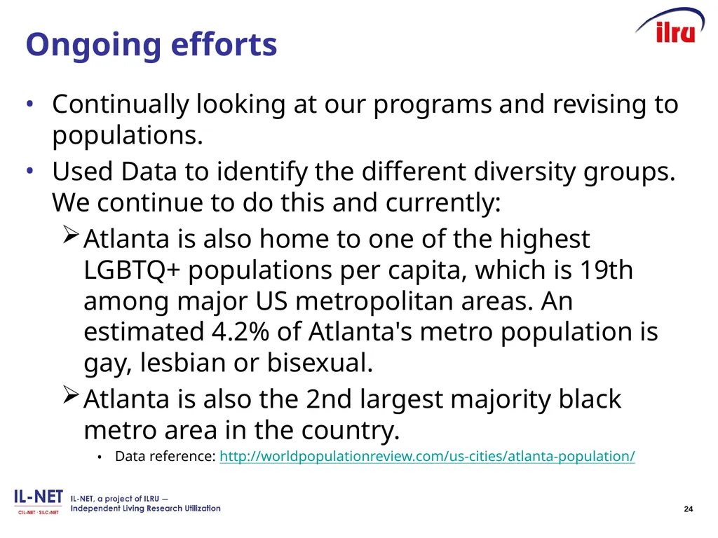 Independent Living Research Utilization Susan - slide 24 of 60