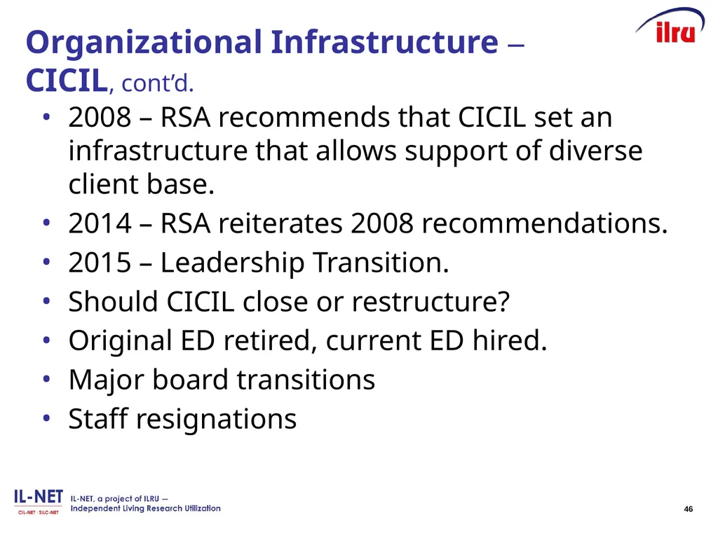 Independent Living Research Utilization Susan - slide 46 of 60
