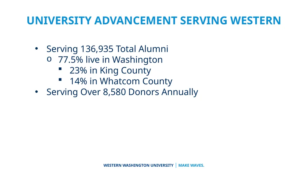 University Advancement Division Overview Vice - slide 4 of 31