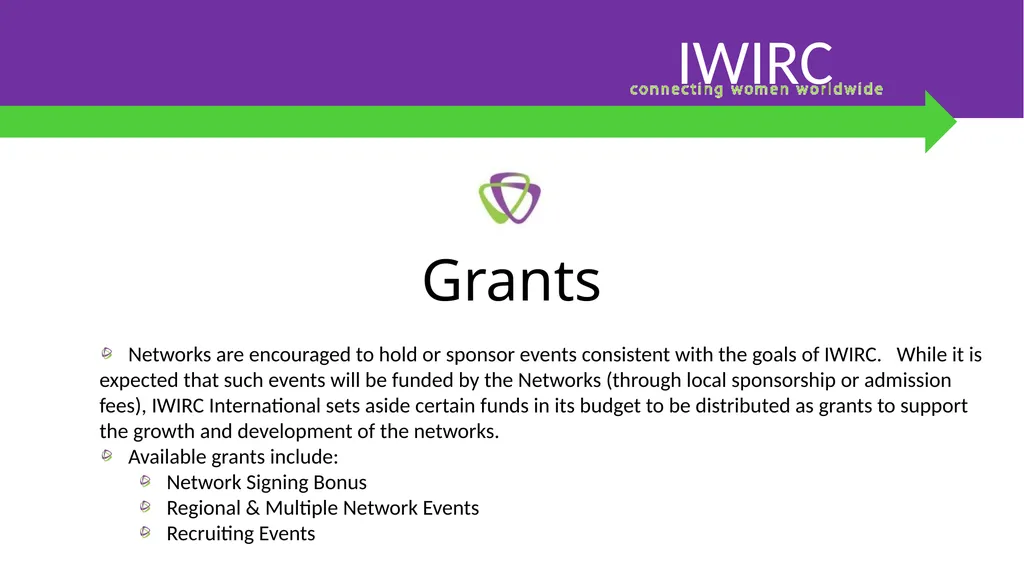 IWIRC Board Member Bootcamp IWIRC Agenda 1. - slide 19 of 24