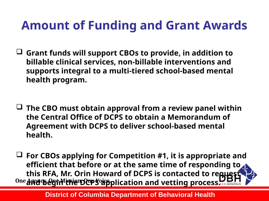 RFA Title: Comprehensive Expansion of School-Based - slide 10 of 39