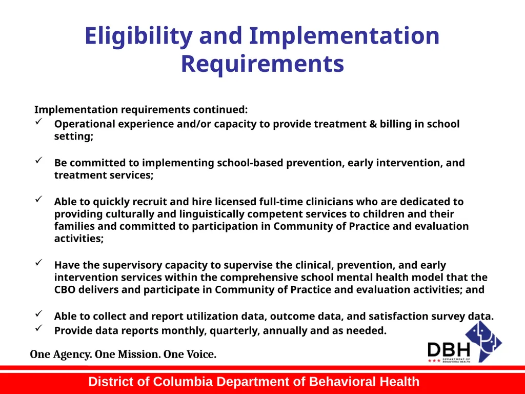 RFA Title: Comprehensive Expansion of School-Based - slide 8 of 39