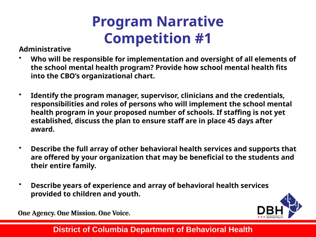 RFA Title: Comprehensive Expansion of School-Based - slide 22 of 39