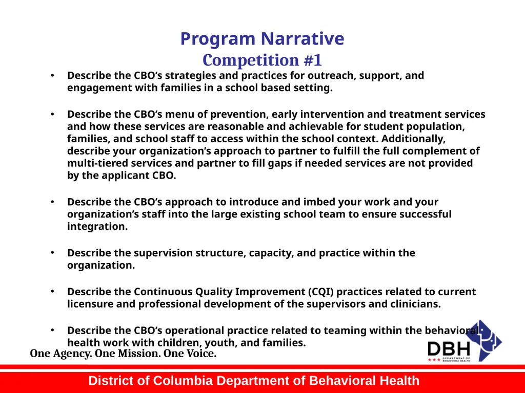 RFA Title: Comprehensive Expansion of School-Based - slide 24 of 39