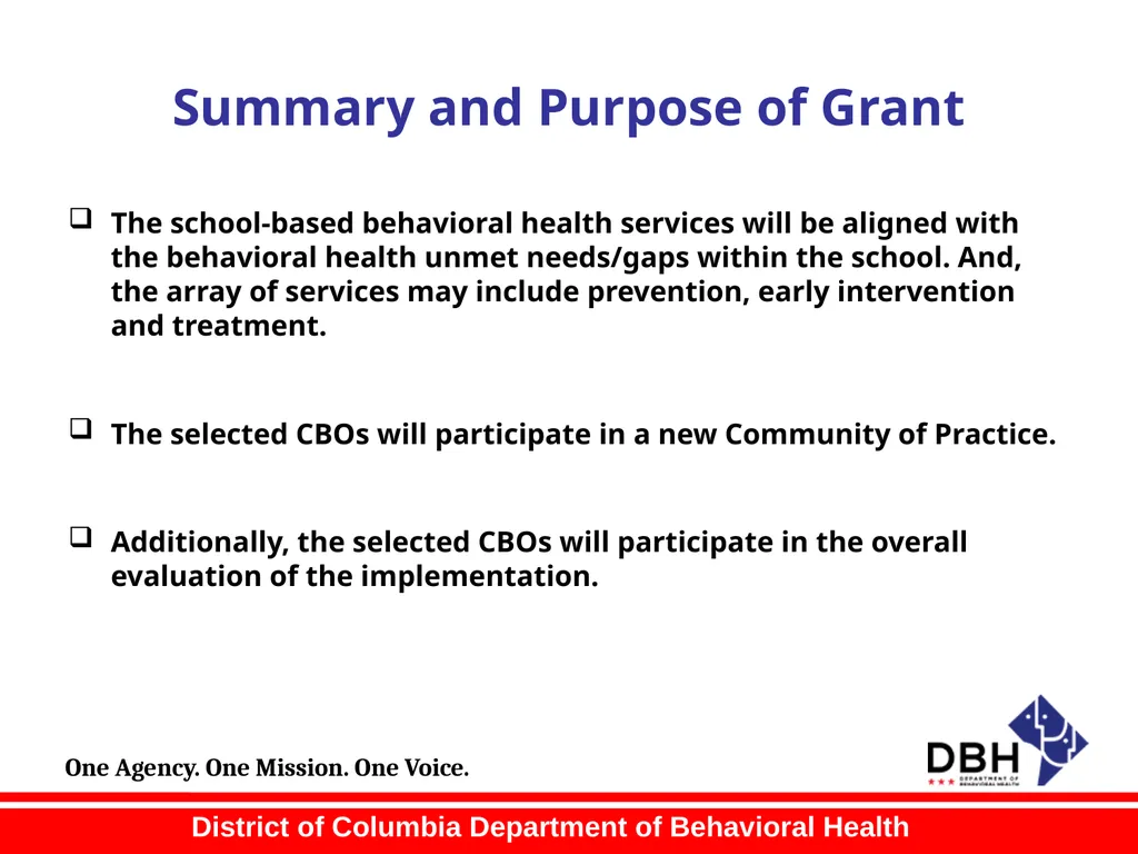RFA Title: Comprehensive Expansion of School-Based - slide 4 of 39