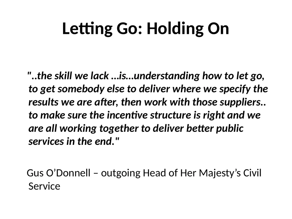Leading by Standing Back: seven habits of more - slide 2 of 18