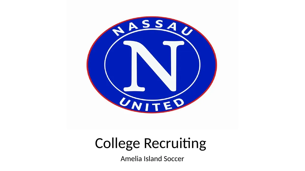College Recruiting Amelia Island Soccer Agenda - slide 1 of 20