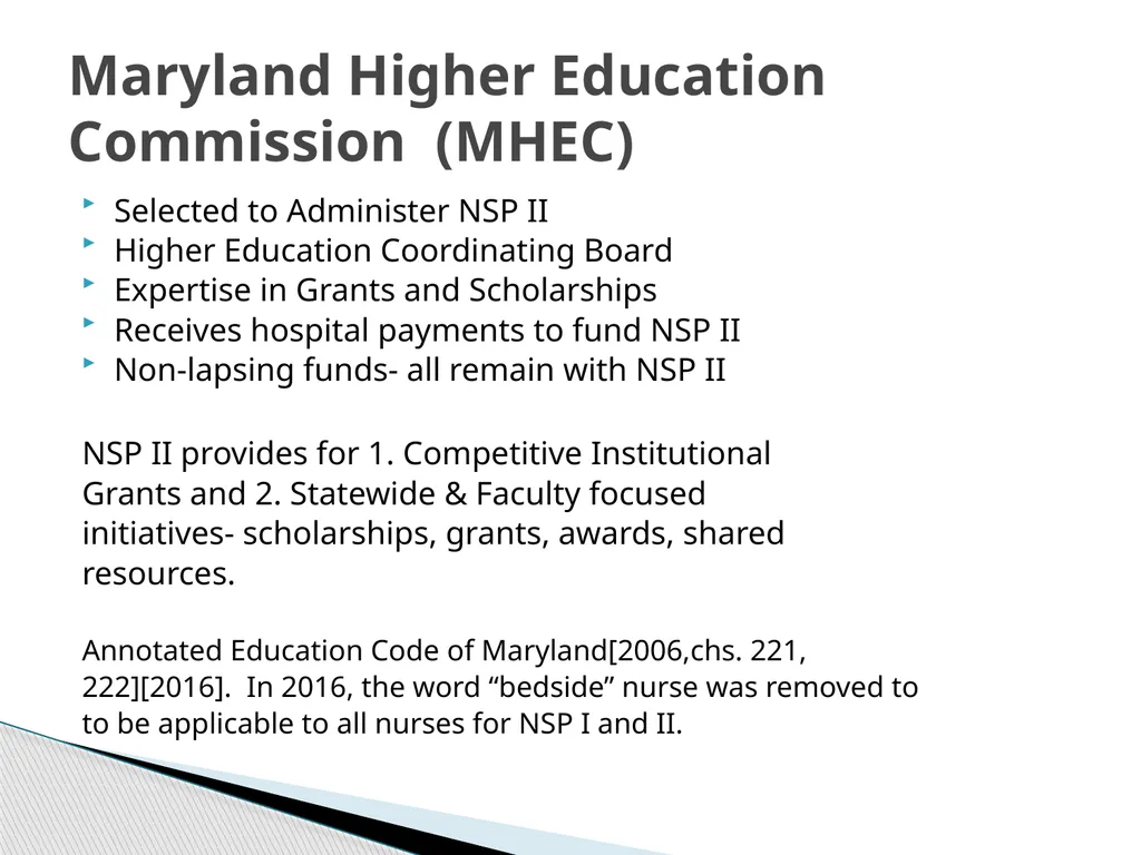 Nurse Support Program II FY 2022 Technical - slide 12 of 41