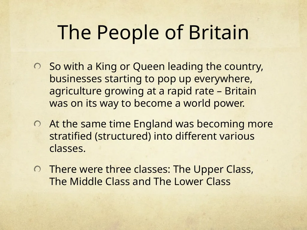 English Society in the 17th Century (1600s) Use pg - slide 6 of 18
