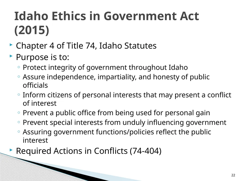 2018 Idaho Association of County Recorders and - slide 22 of 48