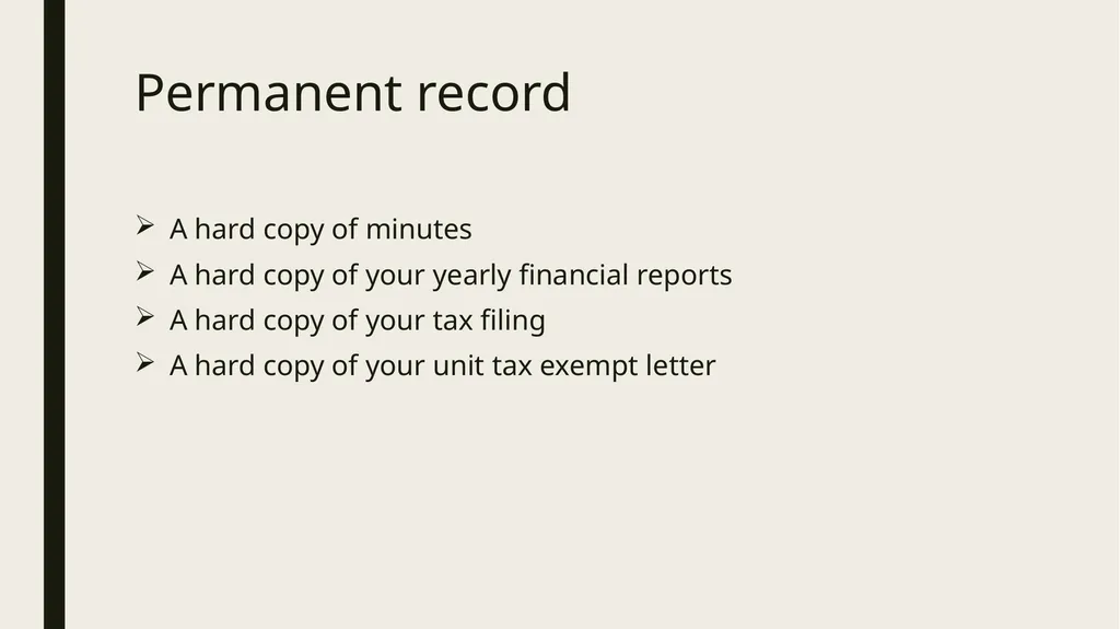 What you need to know; PTA secretary Lori Prussman - slide 11 of 16
