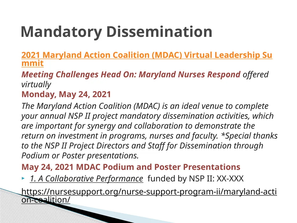 Nurse Support Program II FY 2023 Technical - slide 27 of 58