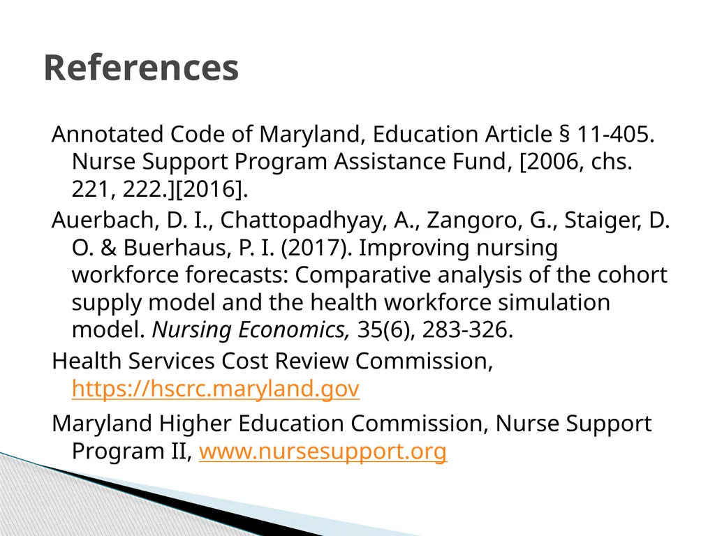 Nurse Support Program II FY 2023 Technical - slide 56 of 58