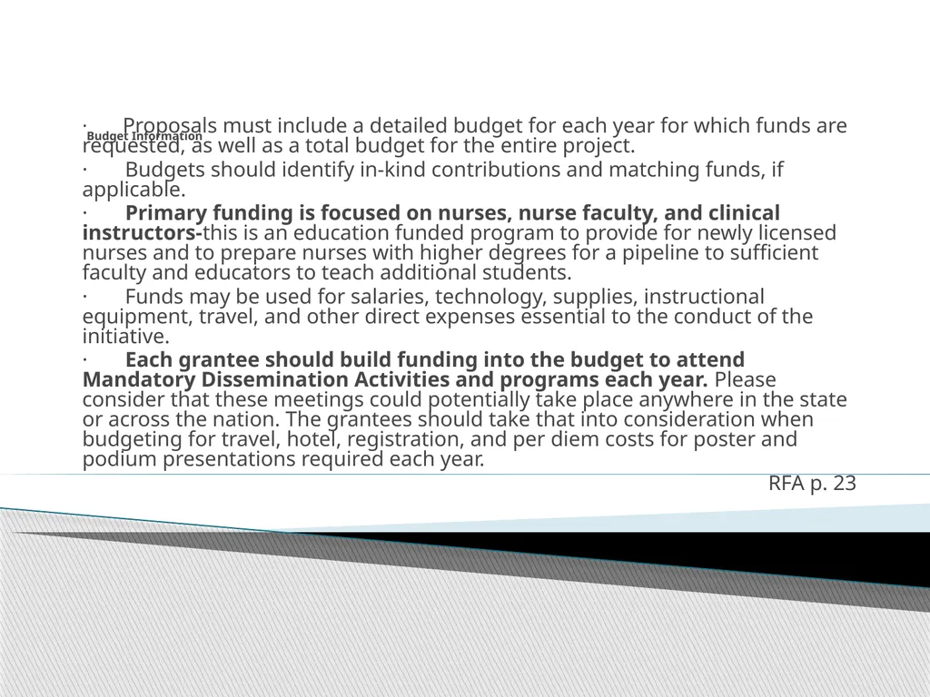 Nurse Support Program II FY 2023 Technical - slide 43 of 58