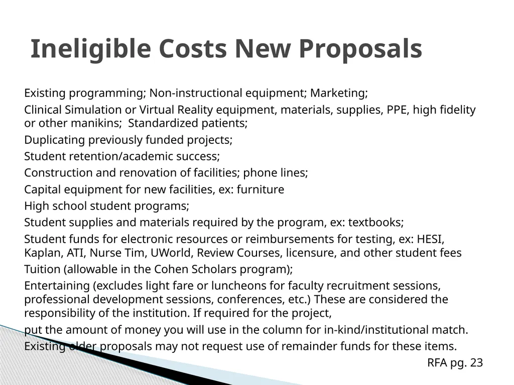 Nurse Support Program II FY 2023 Technical - slide 44 of 58