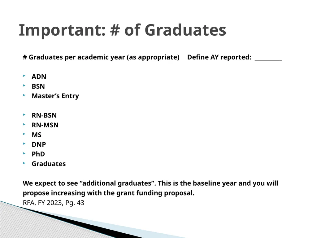Nurse Support Program II FY 2023 Technical - slide 39 of 58