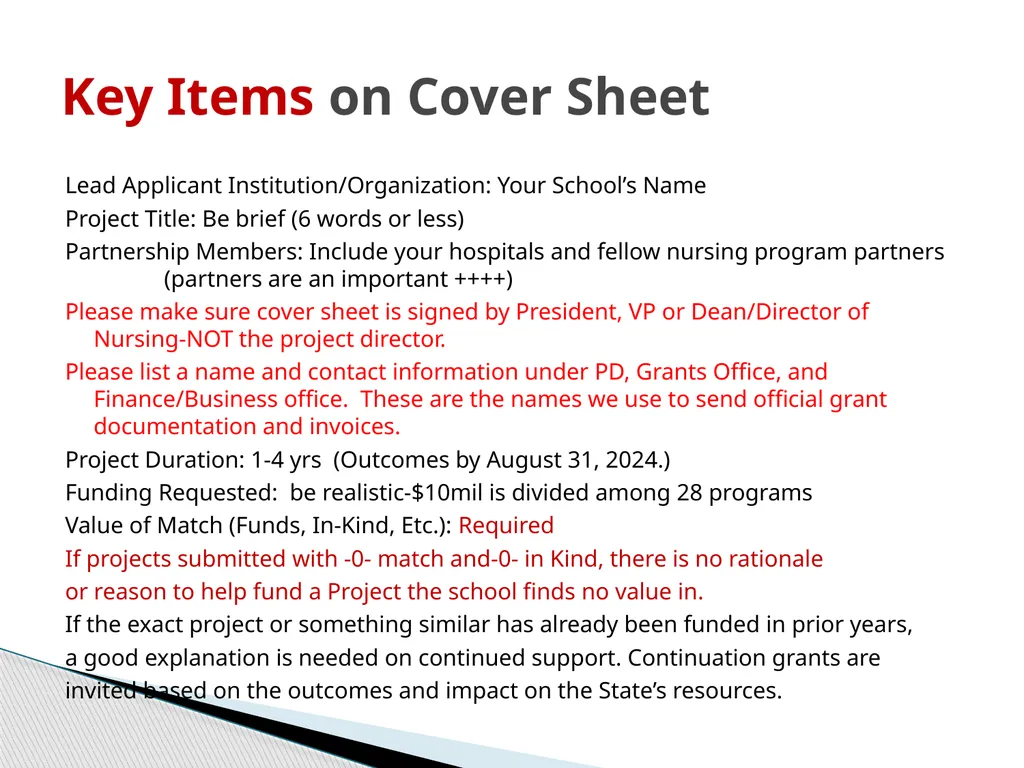 Nurse Support Program II FY 2023 Technical - slide 31 of 58