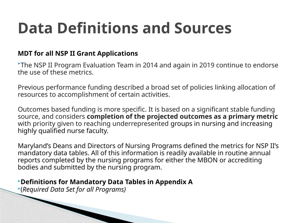 Nurse Support Program II FY 2023 Technical - slide 37 of 58