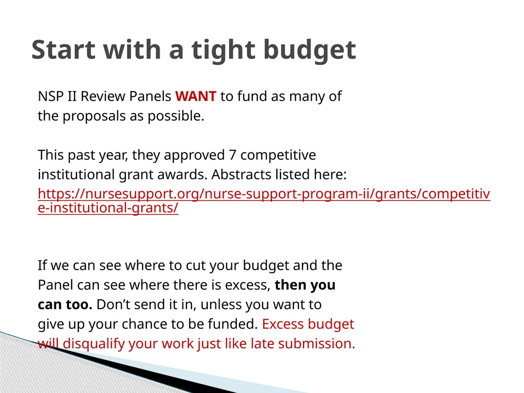 Nurse Support Program II FY 2023 Technical - slide 46 of 58