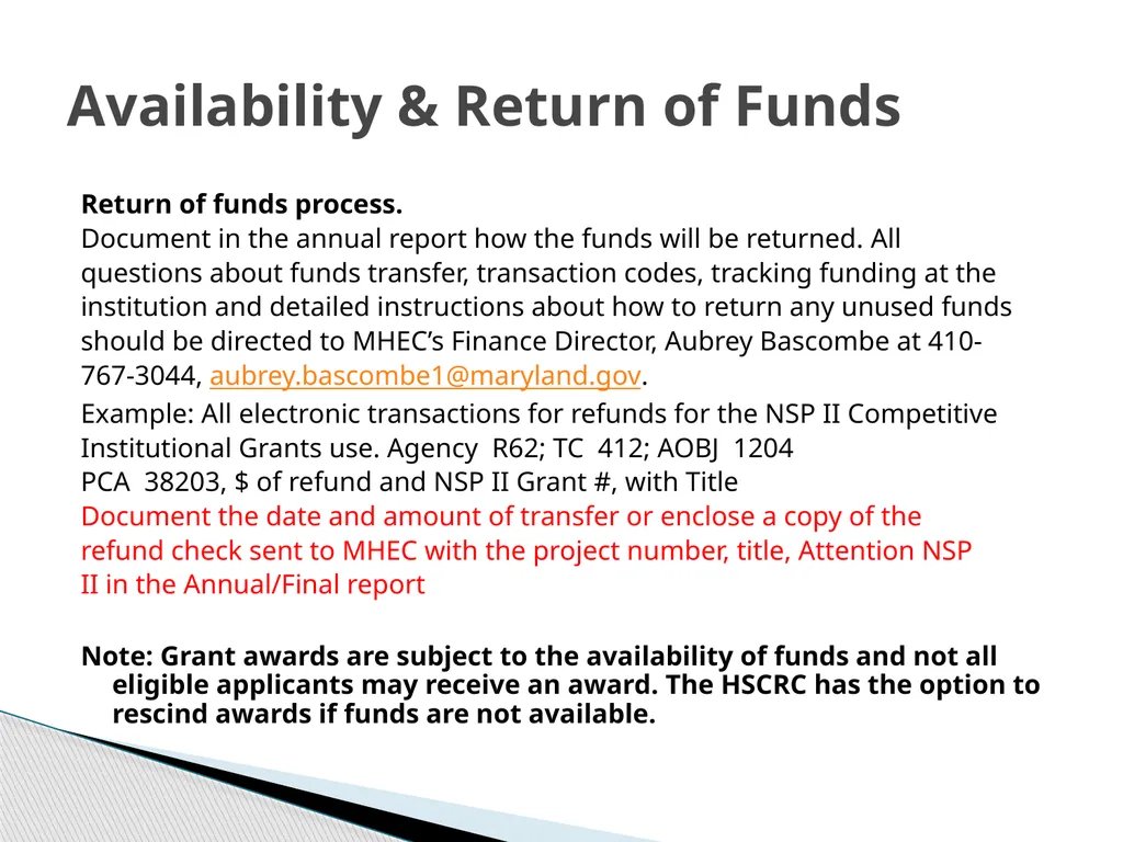 Nurse Support Program II FY 2023 Technical - slide 51 of 58