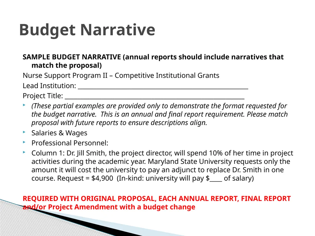 Nurse Support Program II FY 2023 Technical - slide 42 of 58