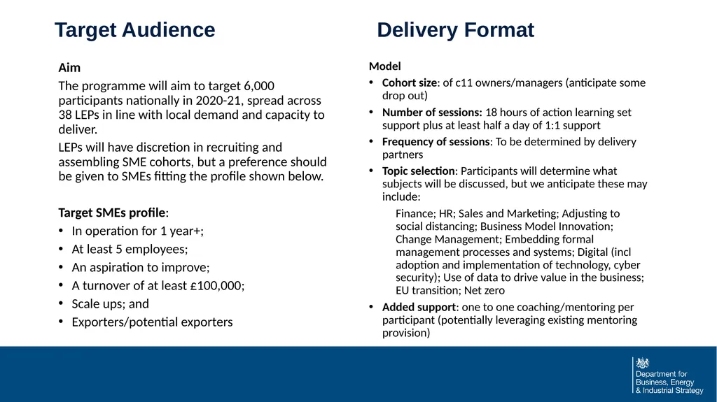 Peer Networks to support SME recovery from - slide 6 of 8