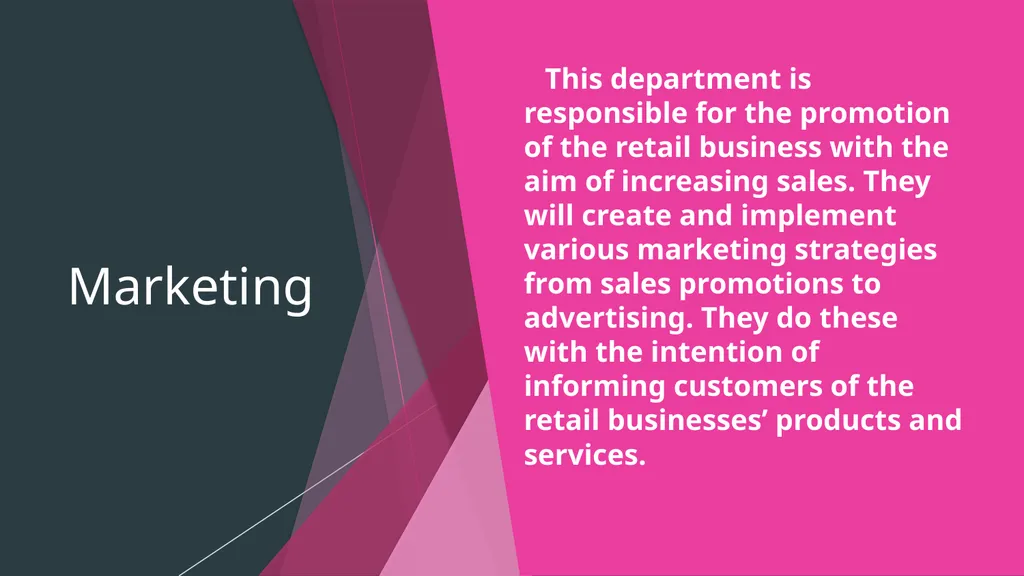 LO 1 RETAIL BUSINESS UNIT 3 LO1 - Know how - slide 7 of 32