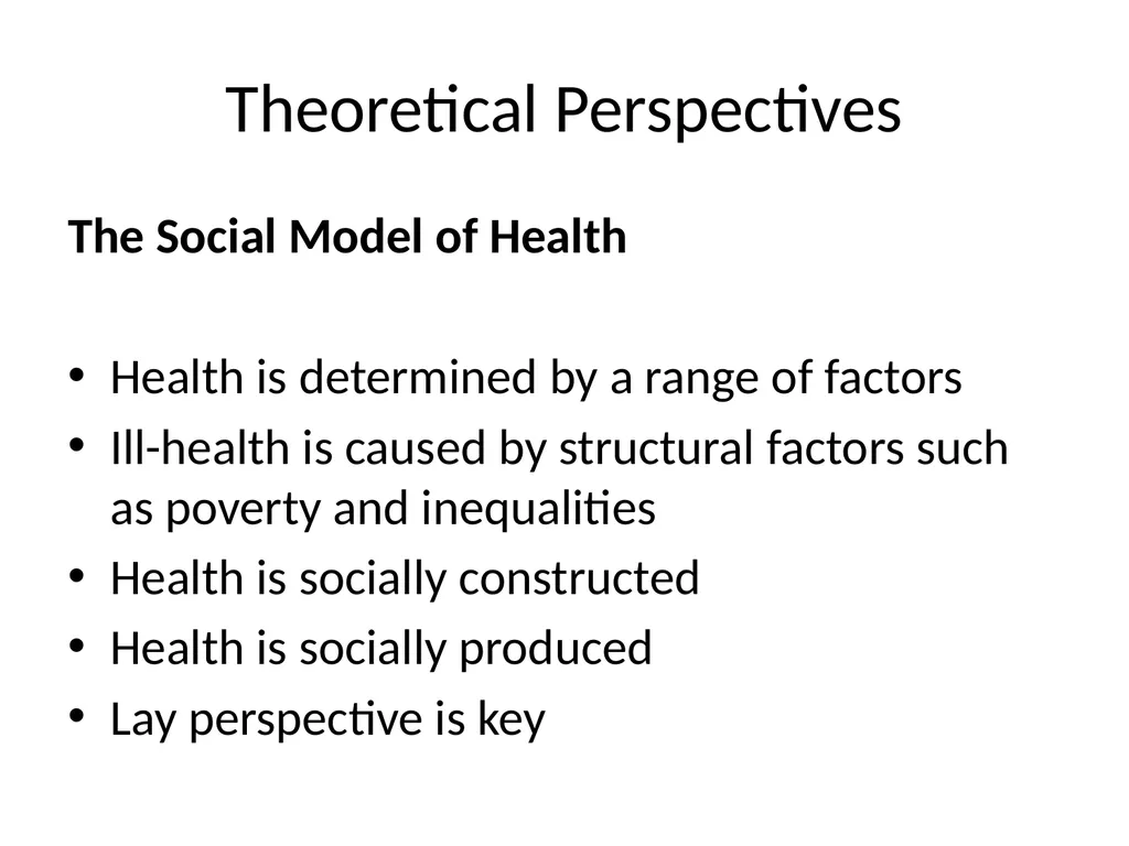 What is Health? Session Aims To explore the - slide 6 of 19