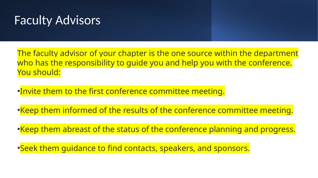 Welcome! University Regional Conference Meeting - slide 10 of 19