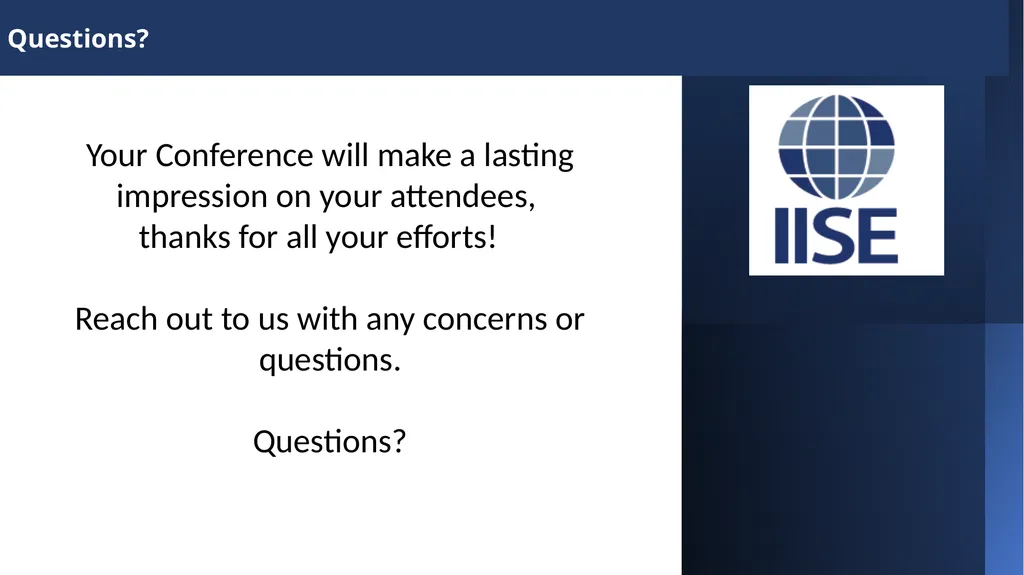 Welcome! University Regional Conference Meeting - slide 14 of 19